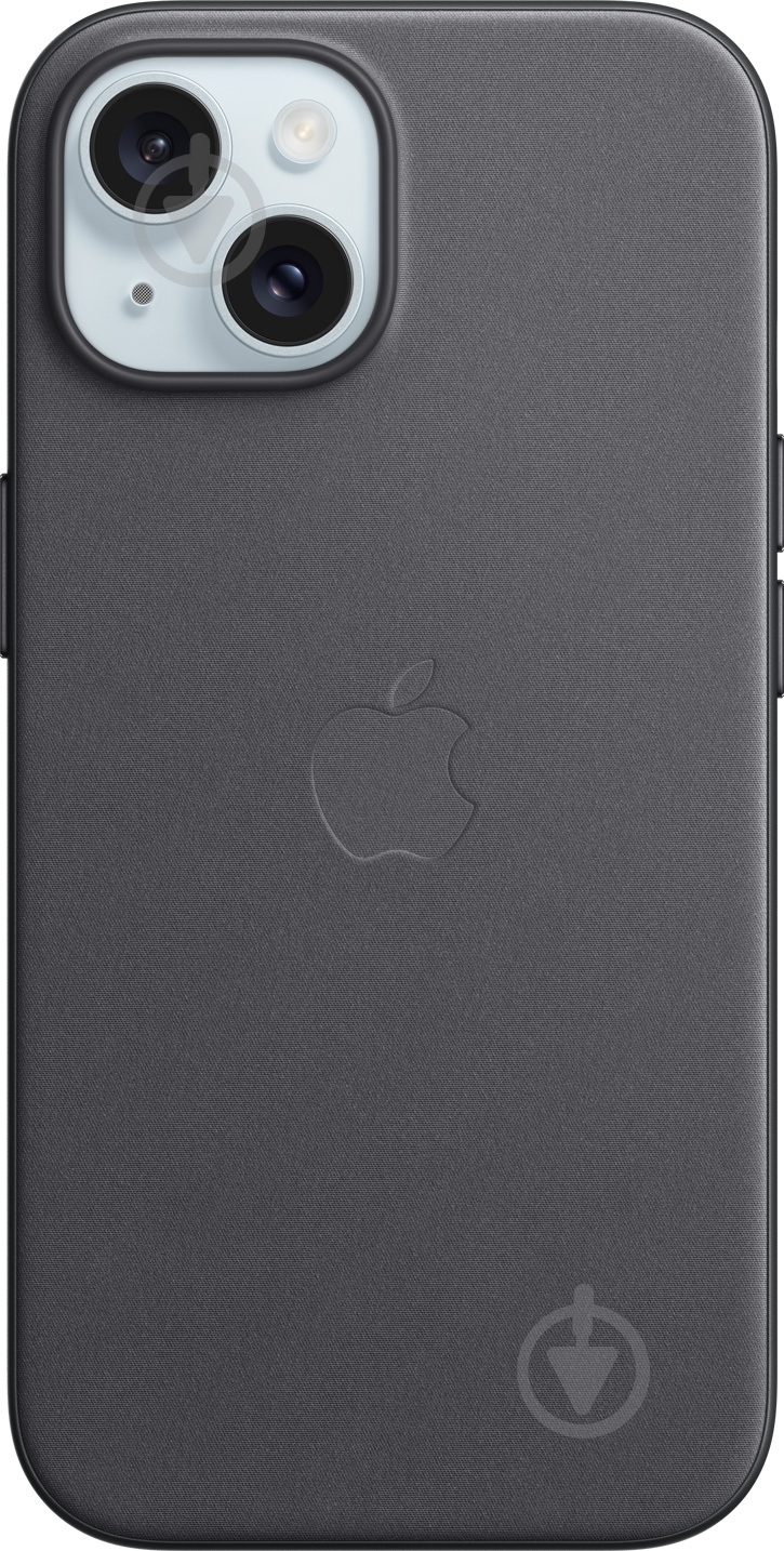 Чохол Apple FineWoven Case with MagSafe для Apple iPhone 15 black (MT393ZM/A) - фото 1
