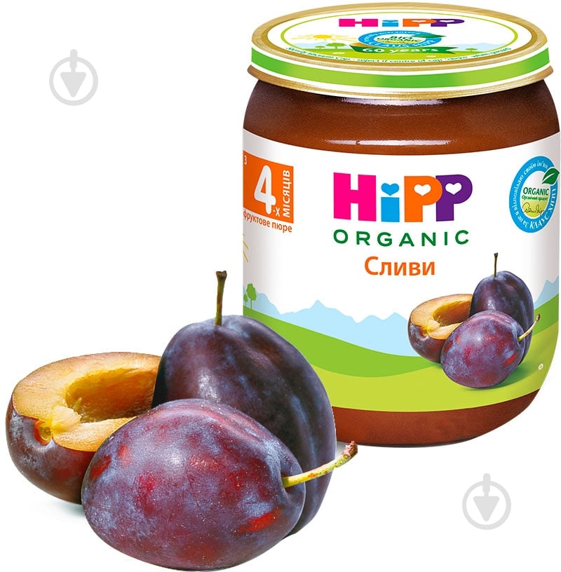 Пюре Hipp Сливы 125 г 9062300101338 - фото 1 Пюре Hipp Сливы 125 г 9062300101338 - фото 1