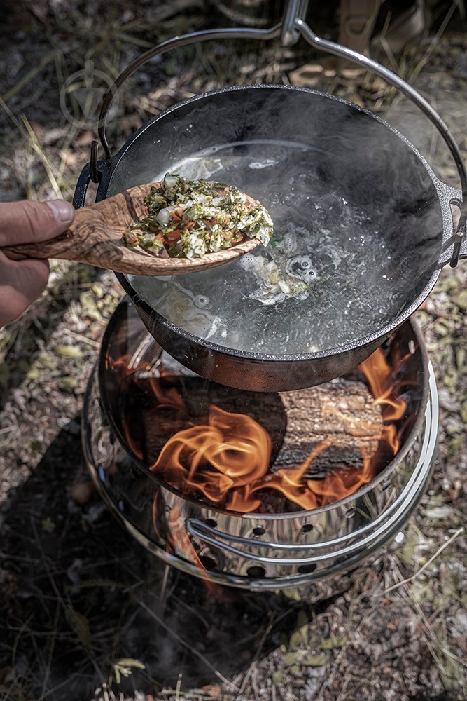 Казан із кришкою Petromax Dutch Oven ft9 плоске дно 7,5 л - фото 5