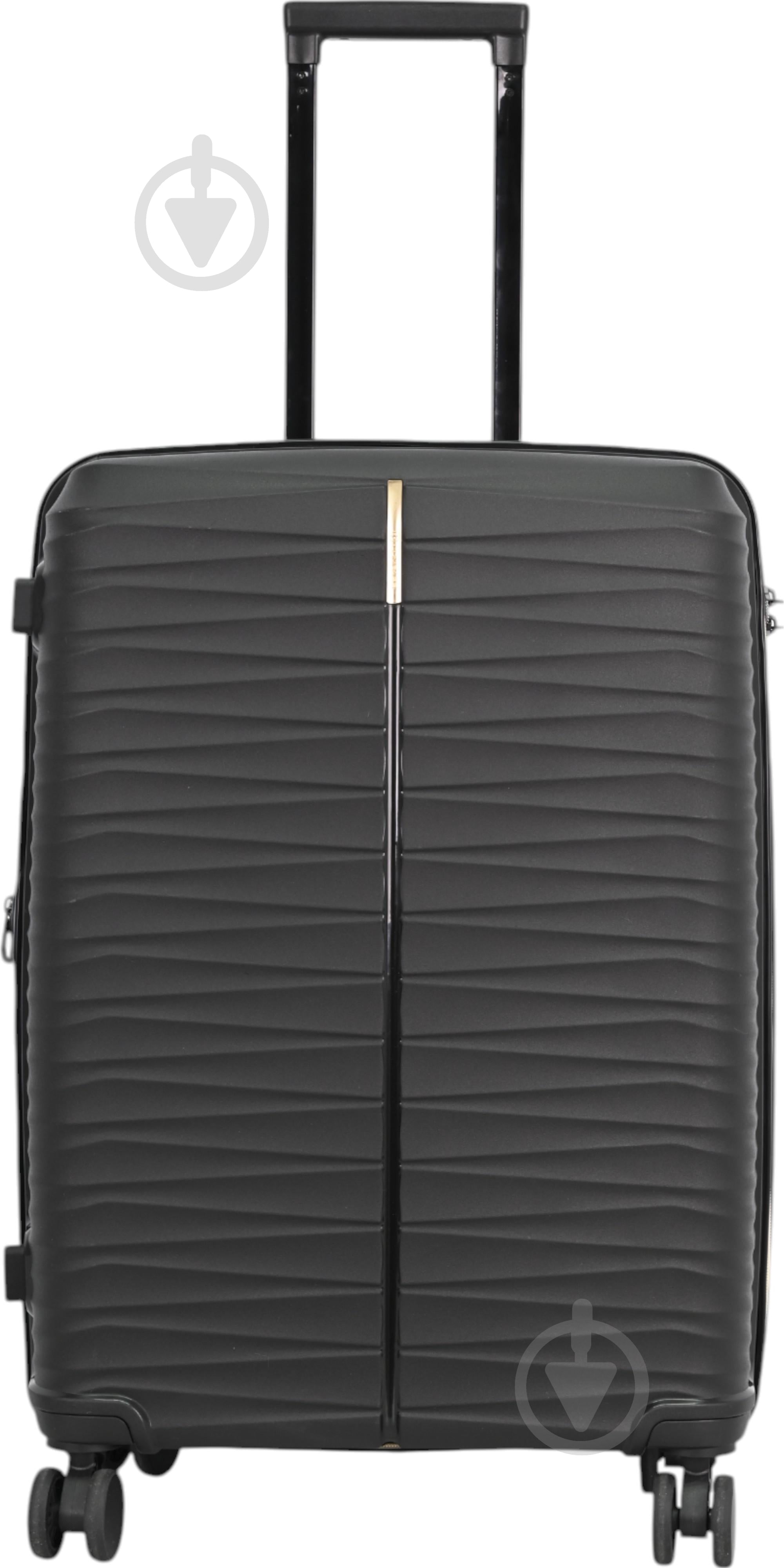 ᐉ Чемодан Compass MS-2691 92 л черный 51x30,5x75,5 см L • Купить