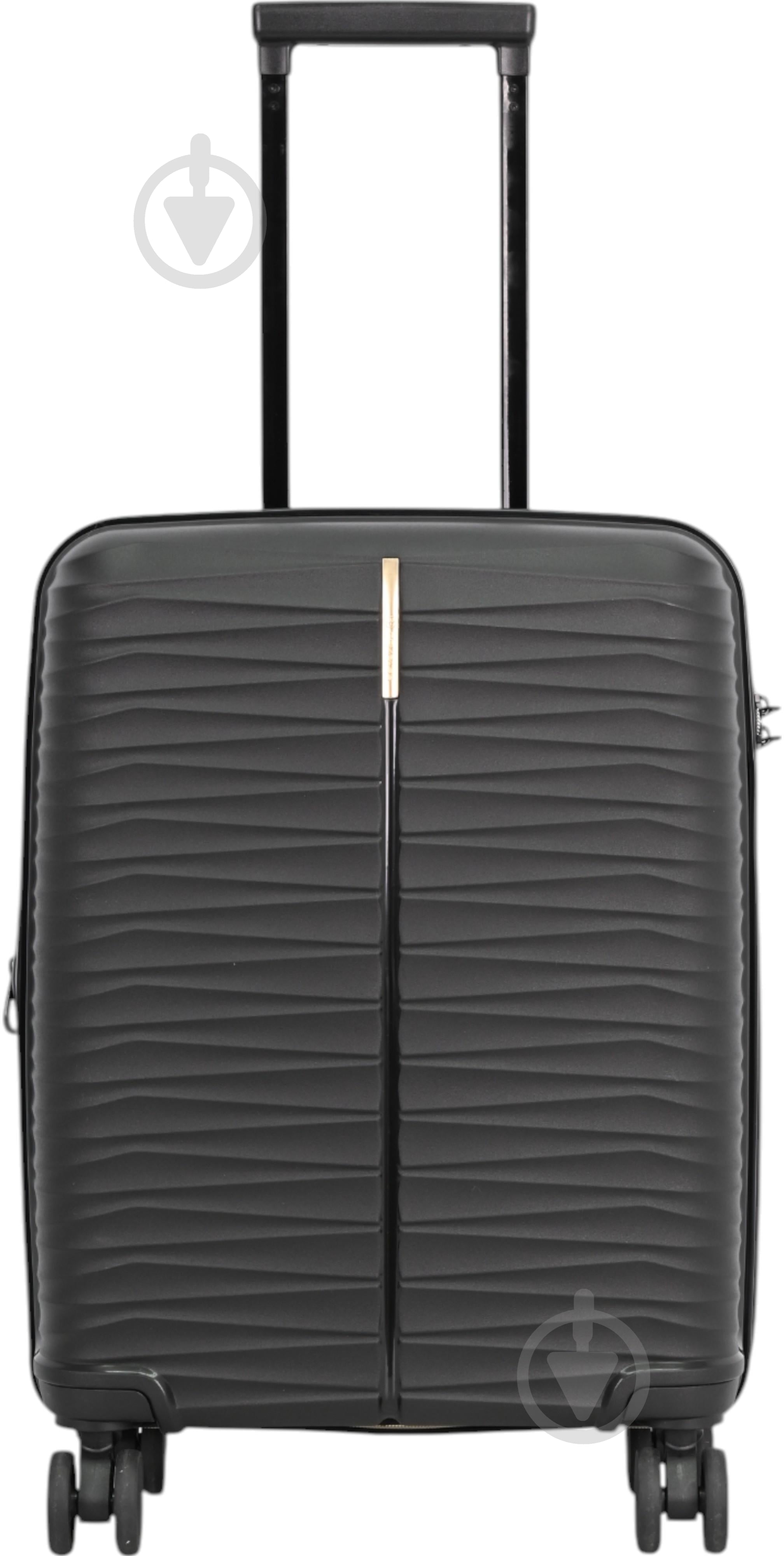 ᐉ Валіза Compass MS-2691 92 л чорний 51x30,5x75,5 см L • Краща