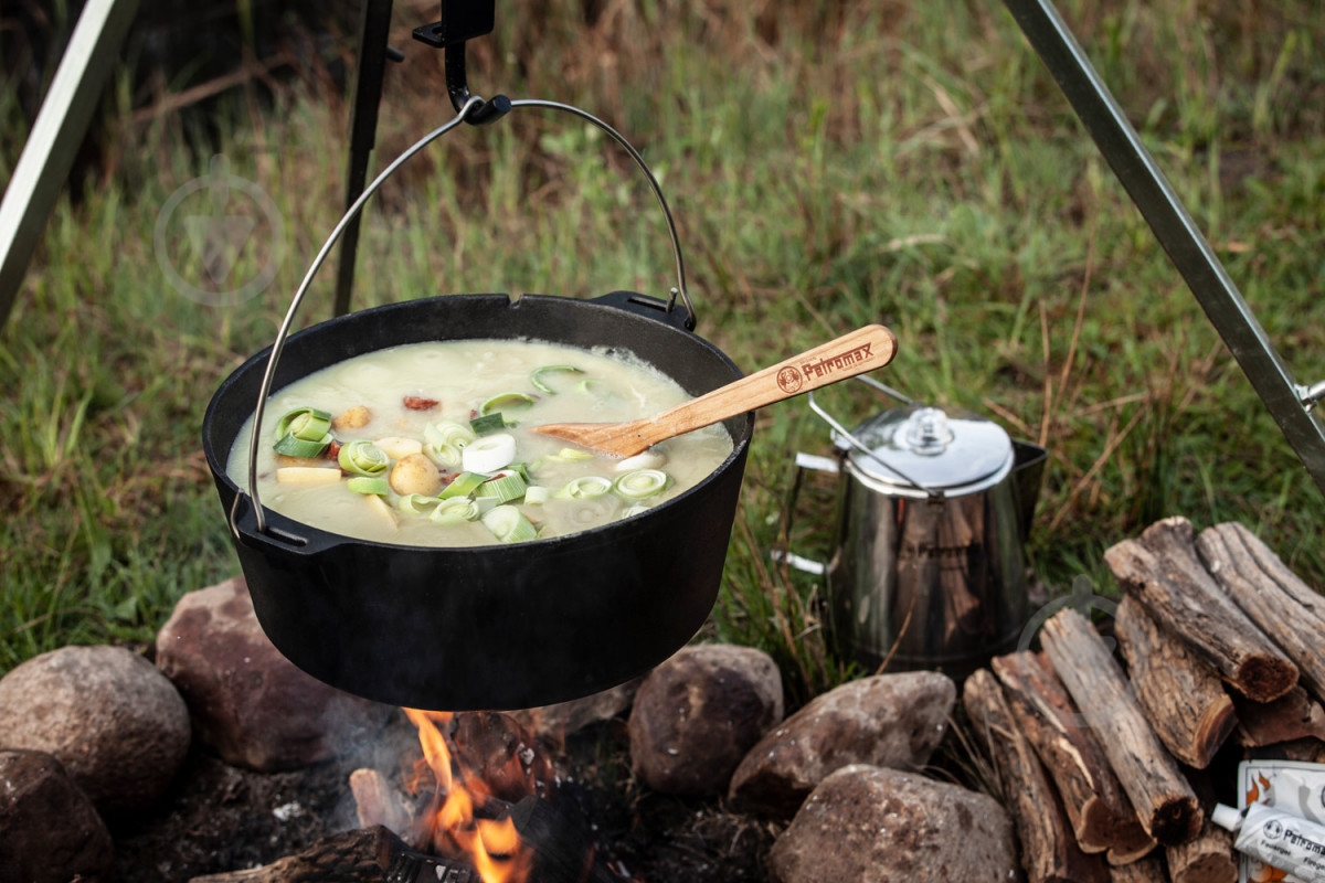 Казан із кришкою Petromax Dutch Oven ft12 плоске дно 10,8 л - фото 5