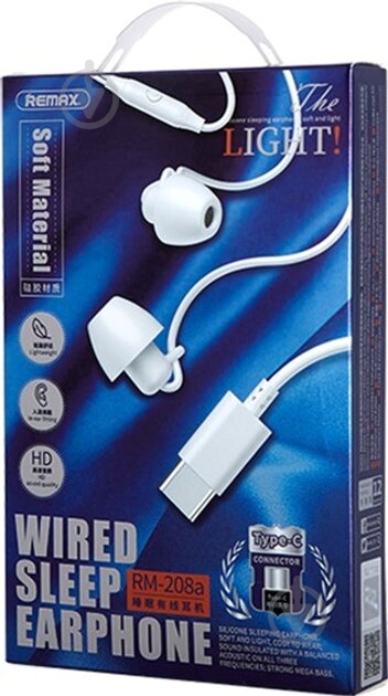 Наушники RM-208a white - фото 2 Наушники RM-208a white - фото 2