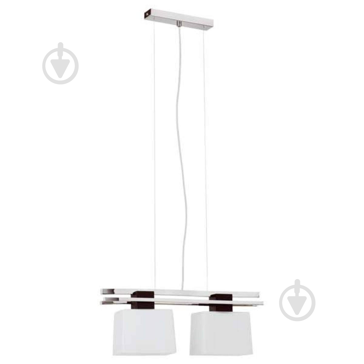 Люстра ALFA Metro 2x40 Вт E14 хром - фото 1