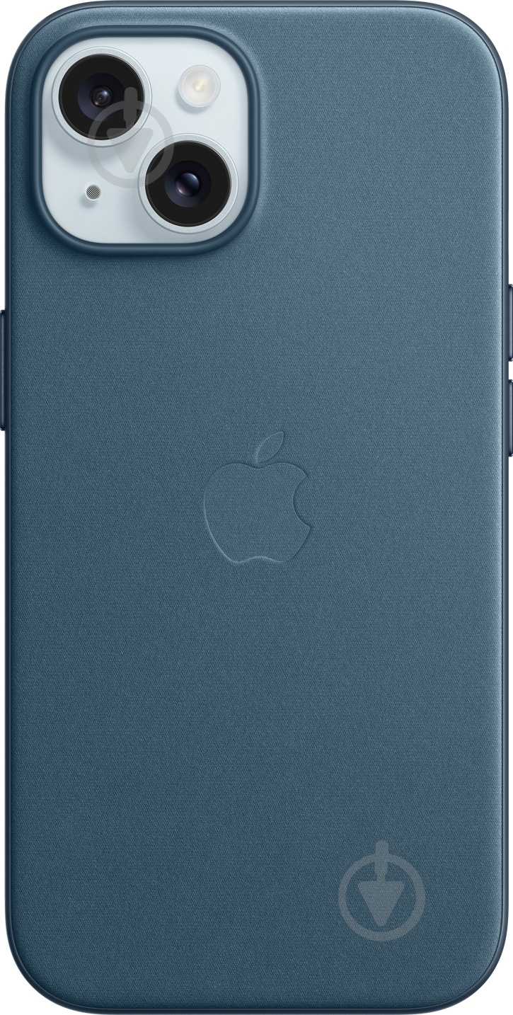 Чохол Apple FineWoven Case with MagSafe для Apple iPhone 15 pacific blue (MT3G3ZM/A) - фото 1