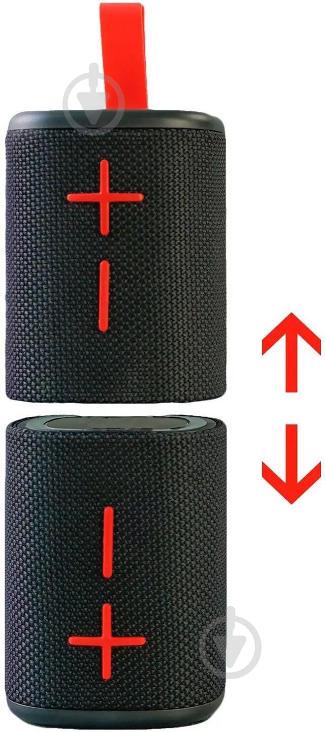 Портативная колонка Grand-X 2 в 1 2.0 black (BTS-15DB) - фото 2