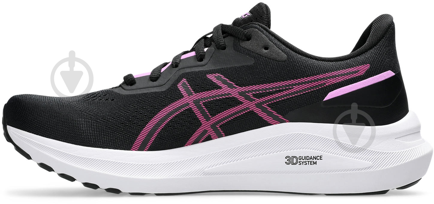 Кроссовки женские Asics GT-1000 13 1012B663-005 р.37 черные с розовым - фото 3