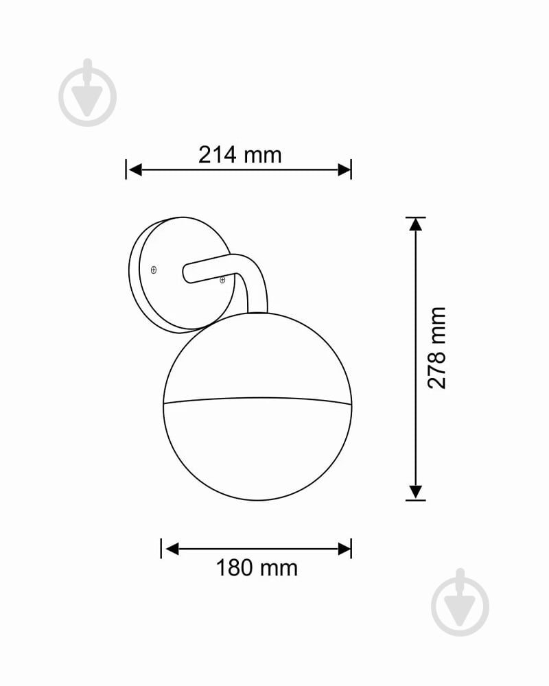 Бра Goldlux Е27 12 Вт IP44 311610 - фото 3