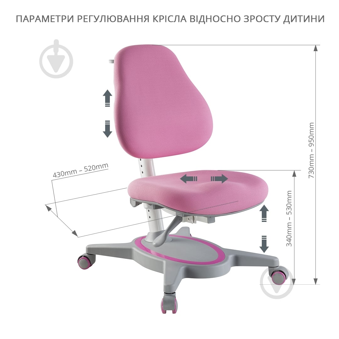 Кресло детское FunDesk Primavera I розовый - фото 4 Кресло детское FunDesk Primavera I розовый - фото 4