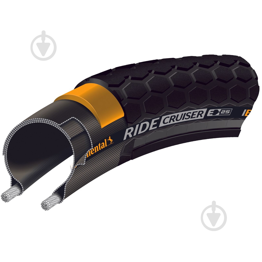 Велошина Continental 101523 чорний - фото 3 Велошина Continental 101523 чорний - фото 3