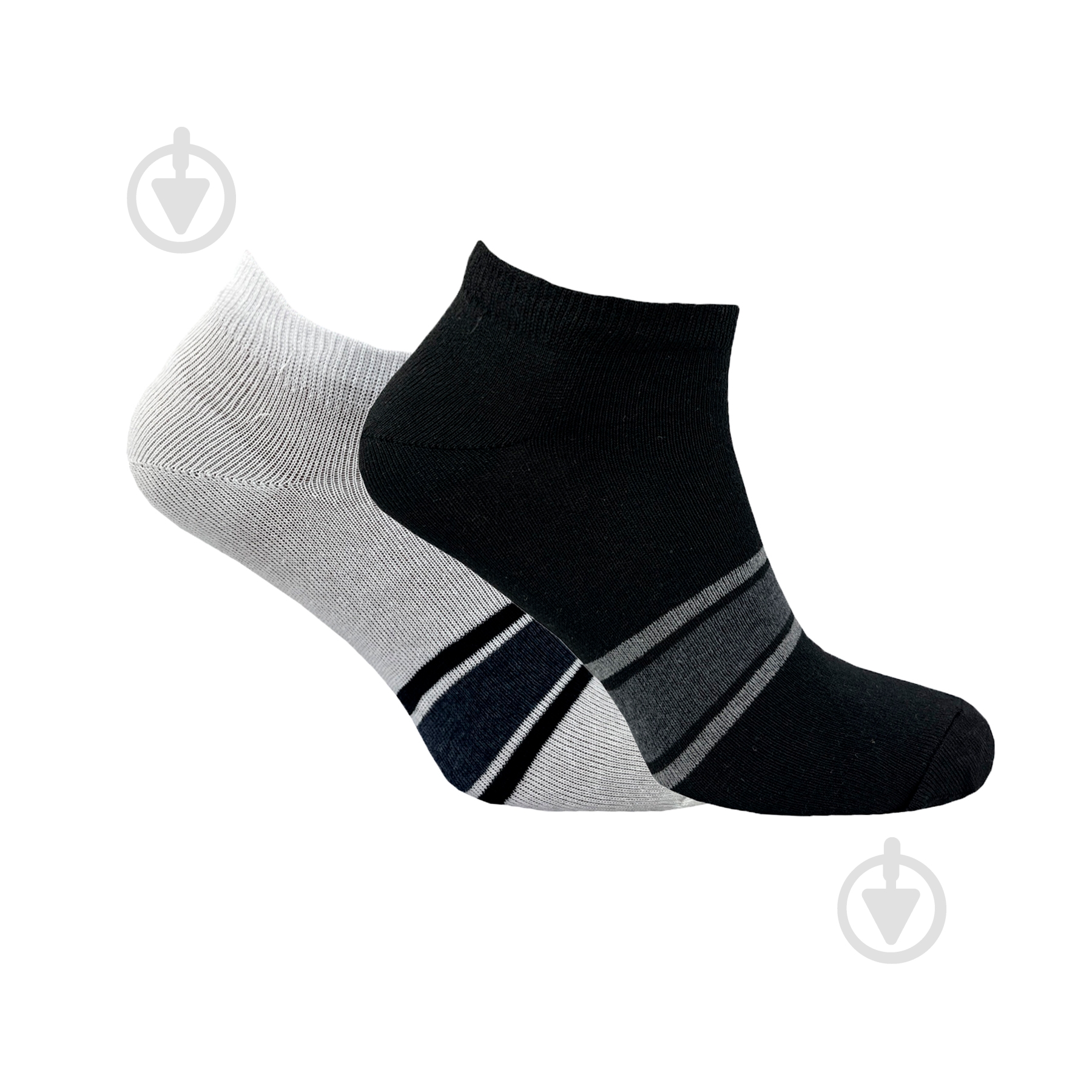 Набір шкарпеток чоловічих Premier Socks Економ короткі однотонні р.25 чорний/білий/сірий 2 шт. - фото 1 Набір шкарпеток чоловічих Premier Socks Економ короткі однотонні р.25 чорний/білий/сірий 2 шт. - фото 1