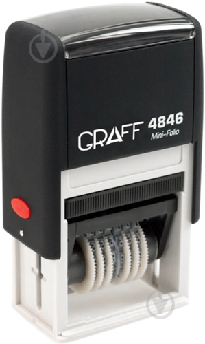 Нумератор 6-разрядный 4 мм GRF4846 GRAFF - фото 1