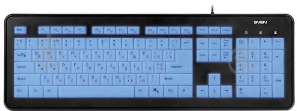 Клавиатура Sven KB-C7300EL - фото 1 Клавиатура Sven KB-C7300EL - фото 1