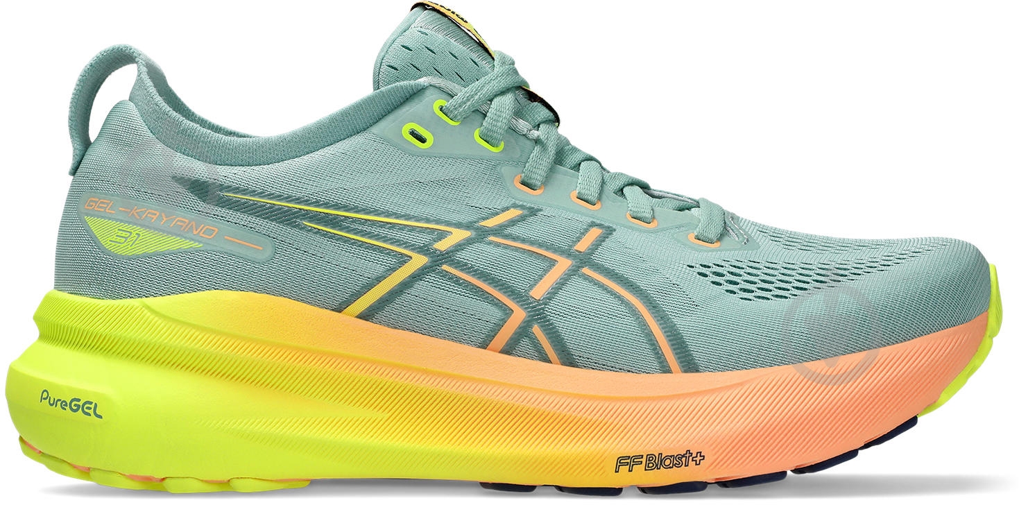 Кроссовки женские Asics GEL-KAYANO 31 PARIS 1012B745-750 р.37,5 светло-зеленые - фото 1