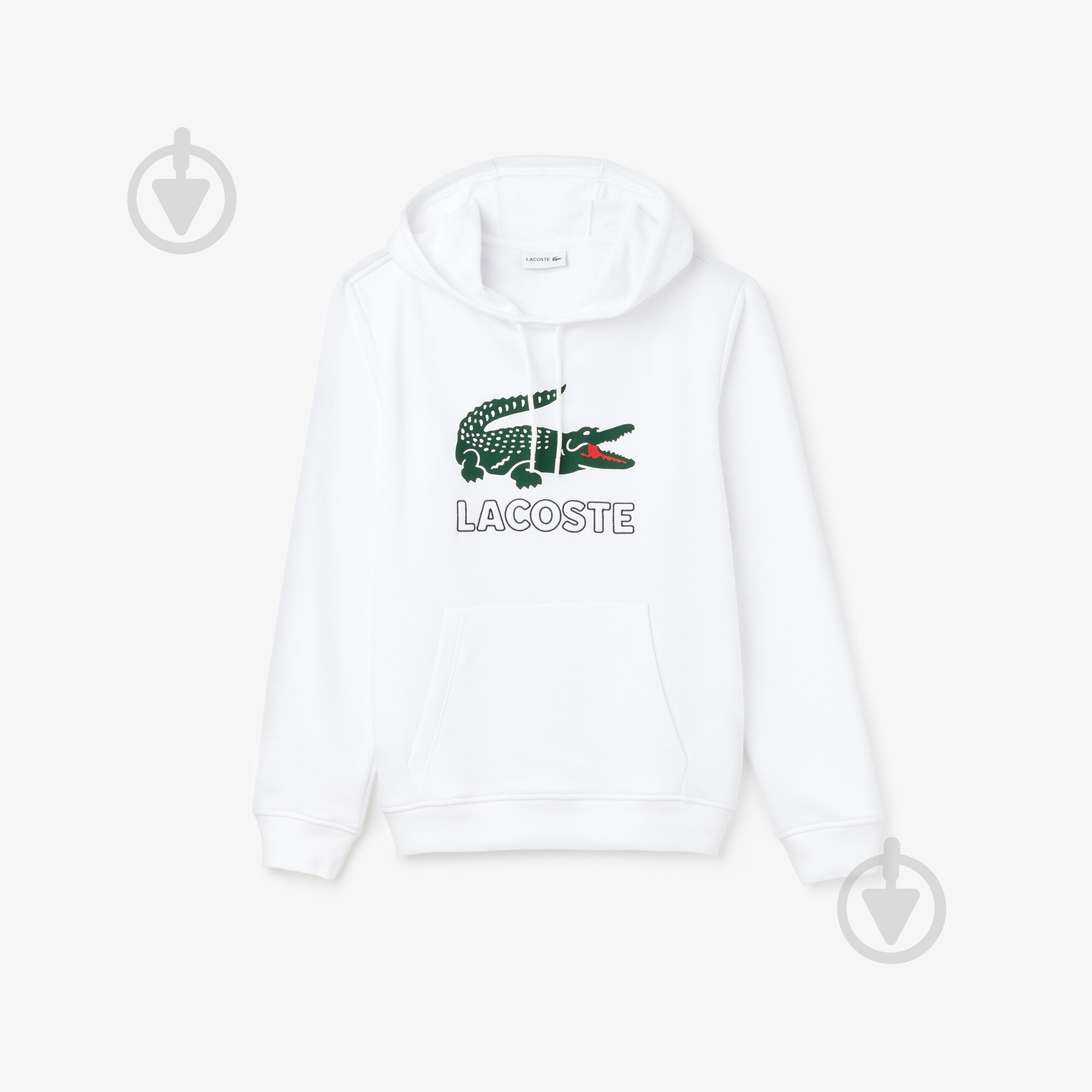 Джемпер Lacoste SH6342001 р.S белый - фото 1 Джемпер Lacoste SH6342001 р.S белый - фото 1