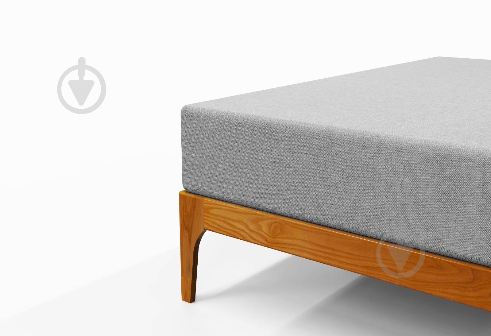Простирадло трикотажне на резинці Jersey 120x200 см сірий Ю-ТЕК - фото 1