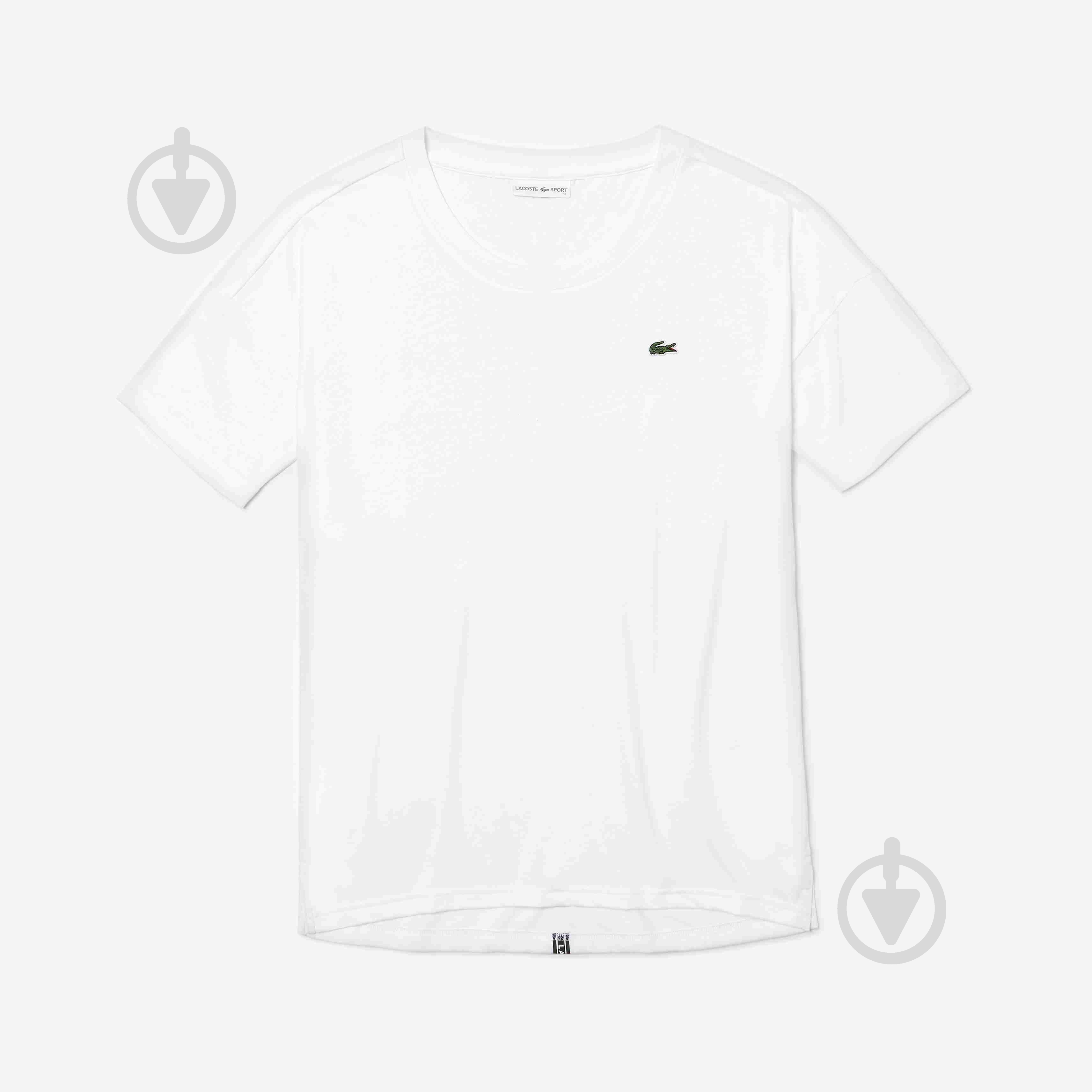 Футболка Lacoste TF7924BLD р.40 белый - фото 1