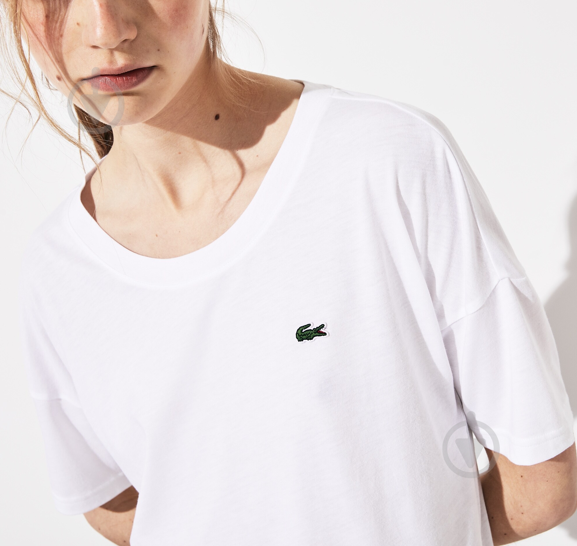 Футболка Lacoste TF7924BLD р.40 белый - фото 4