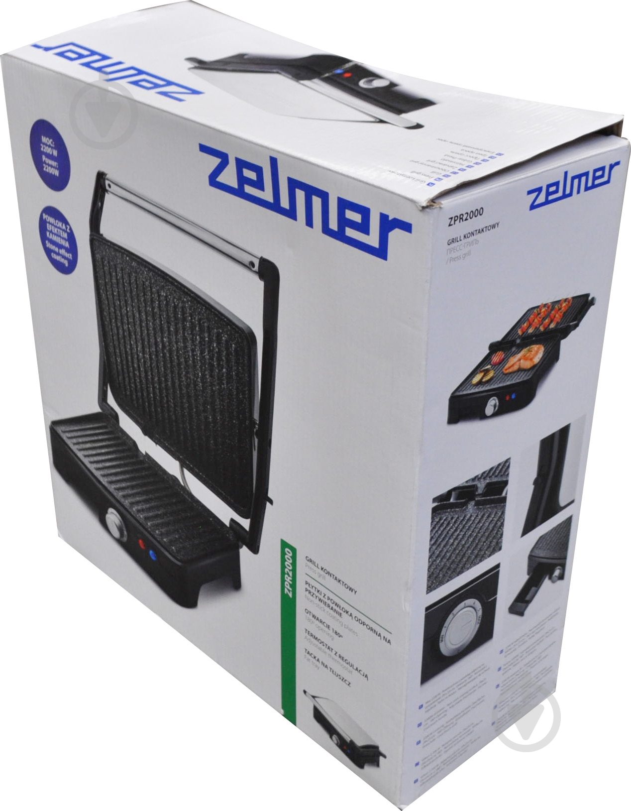 УЦЕНКА! Гриль-барбекю Zelmer ZPR2000 (УЦ №21) - фото 10