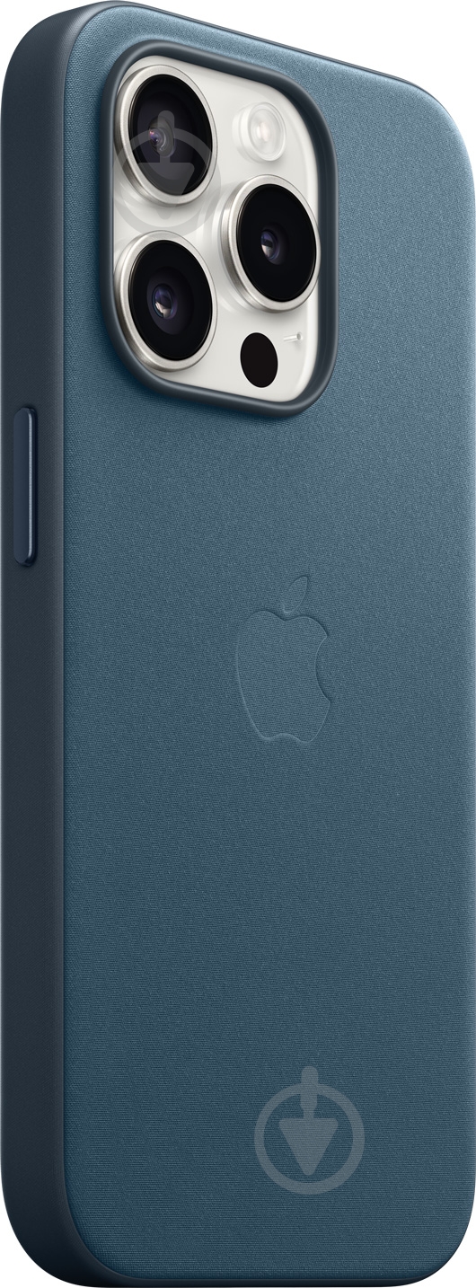 Чохол Apple FineWoven Case with MagSafe для Apple iPhone 15 Pro pacific blue (MT4Q3ZM/A) - фото 2