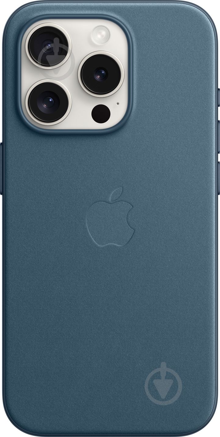 Чохол Apple FineWoven Case with MagSafe для Apple iPhone 15 Pro pacific blue (MT4Q3ZM/A) - фото 1