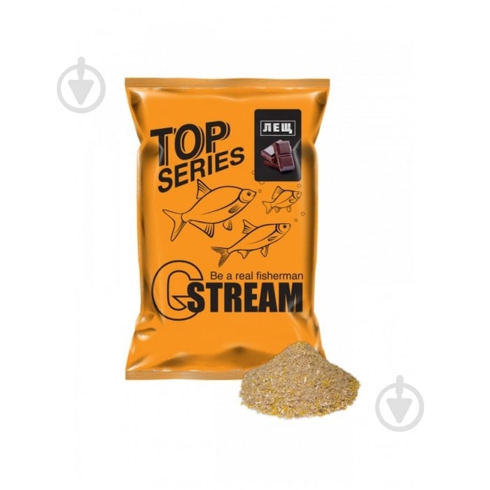 Прикормка GSTREAM TOP Series ЛЕЩ 1000 г шоколад - фото 1