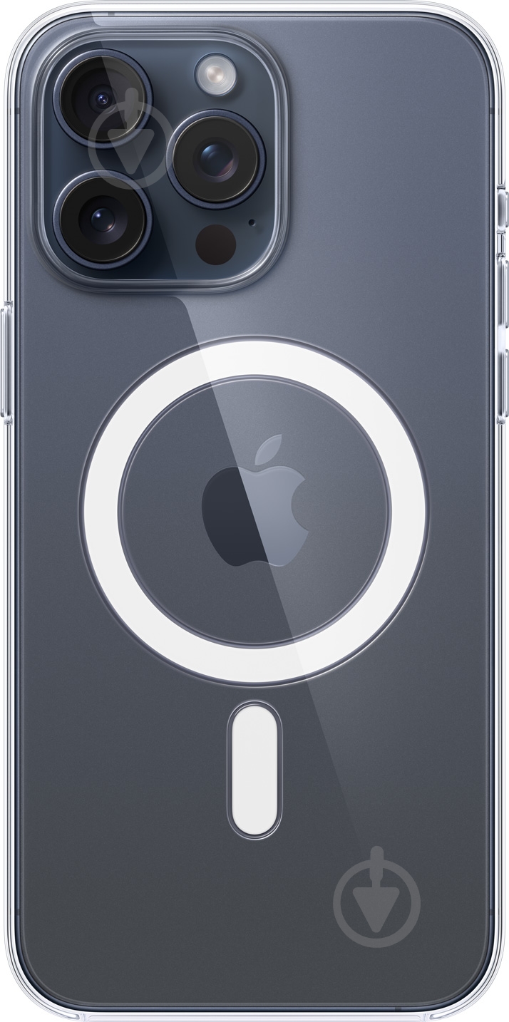 Чохол Apple Case with MagSafe для Apple iPhone 15 Pro Max clear (MT233ZM/A) - фото 2