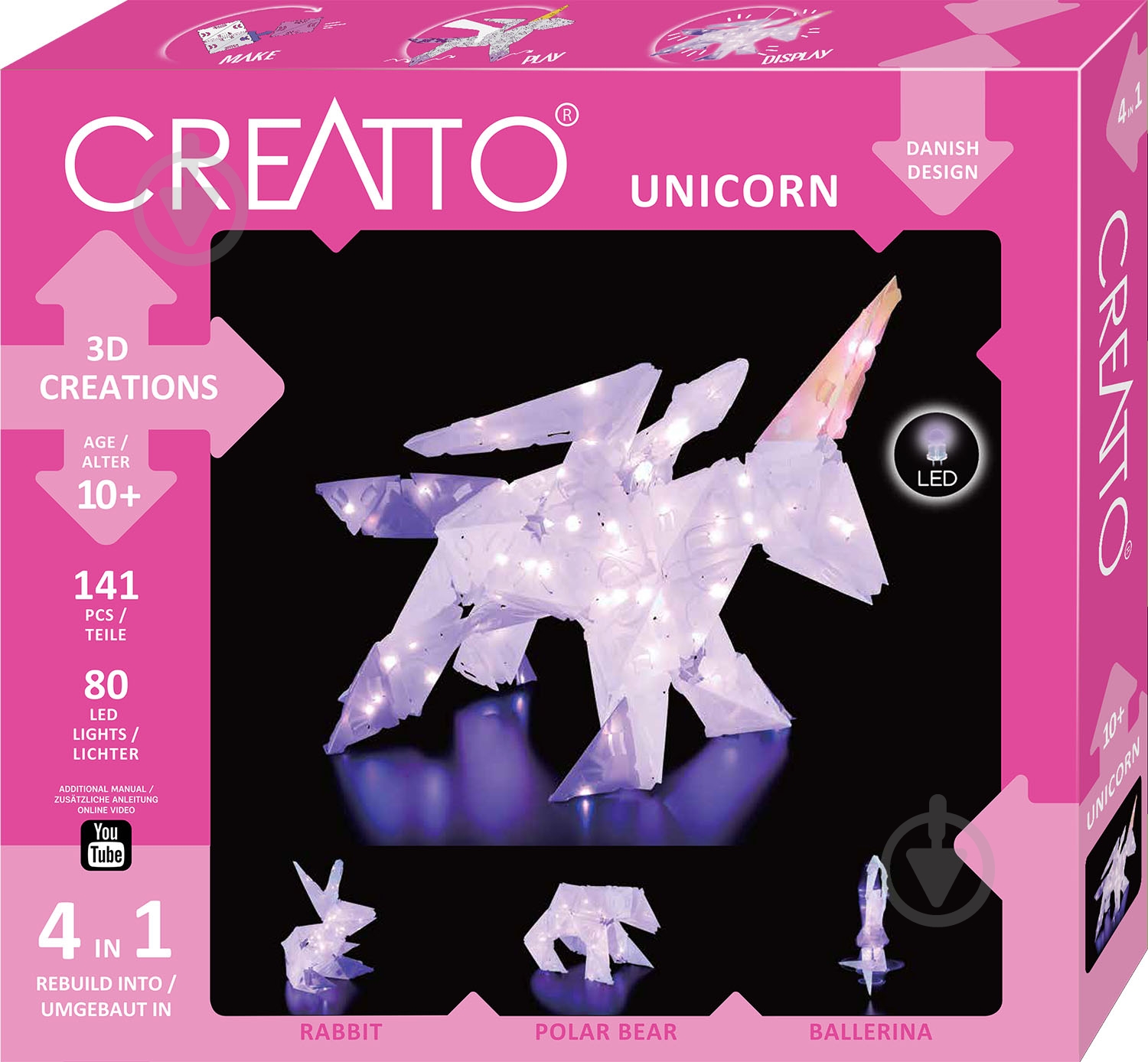 Набор для творчества Creatto Unicorn 3539 - фото 1 Набор для творчества Creatto Unicorn 3539 - фото 1