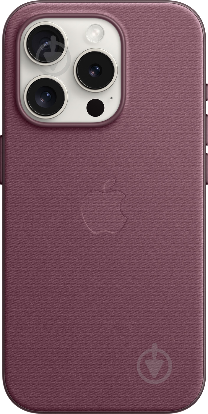 Чохол Apple FineWoven Case with MagSafe для Apple iPhone 15 Pro mulberry (MT4L3ZM/A) - фото 1