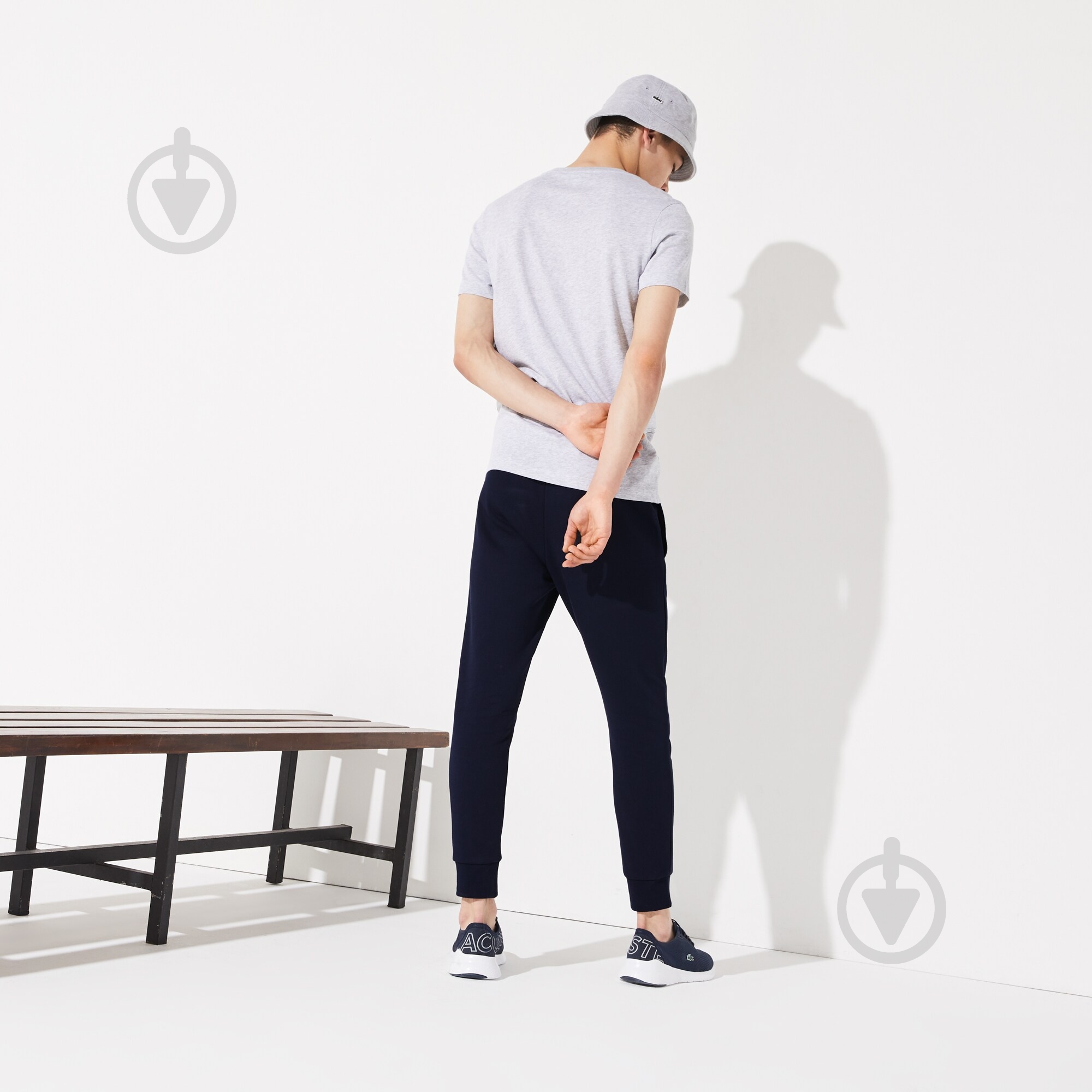 Брюки Lacoste XH9507166 р. 2 темно-синий - фото 3 Брюки Lacoste XH9507166 р. 2 темно-синий - фото 3
