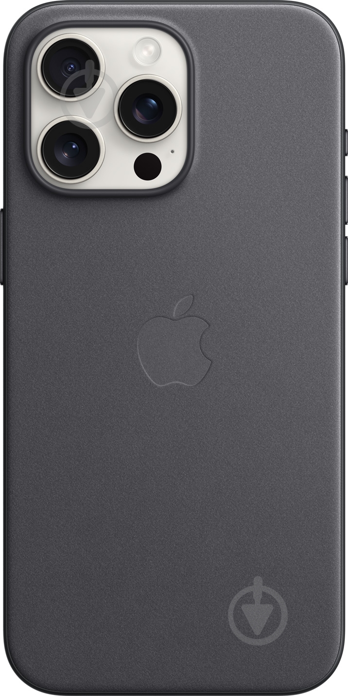 Чохол Apple FineWoven Case with MagSafe для Apple iPhone 15 Pro Max black (MT4V3ZM/A) - фото 1