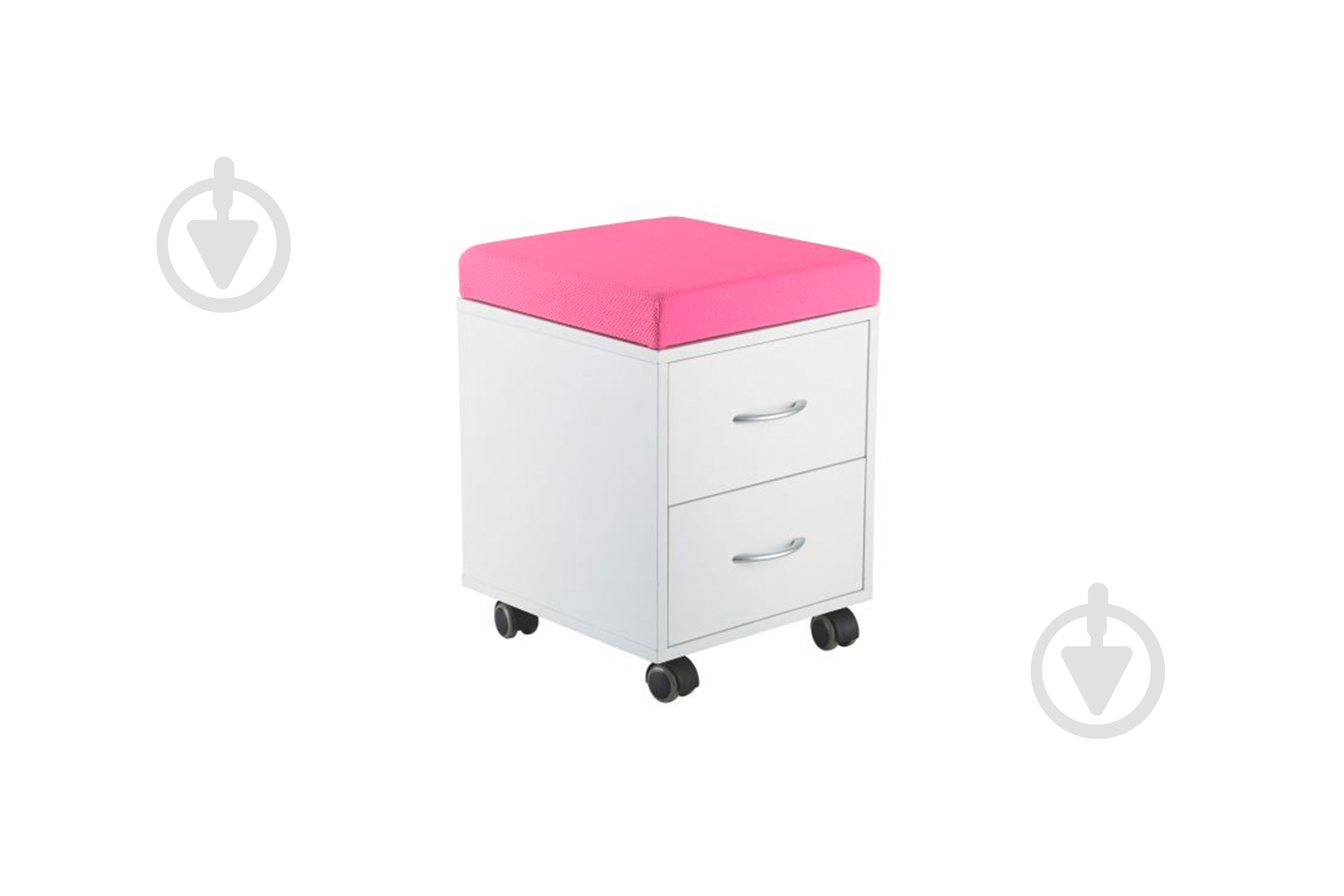 Тумба FunDesk SS15W розовый/белый - фото 7