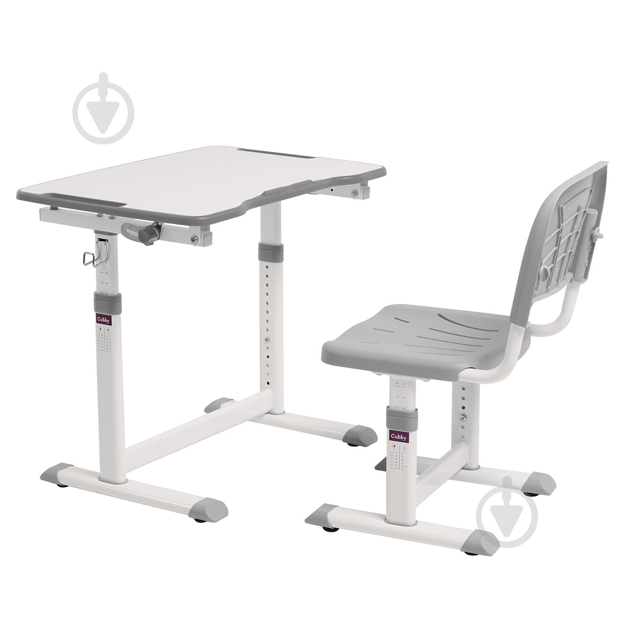 Комплект парта и стул-трансформер Cubby Olea Grey - фото 4