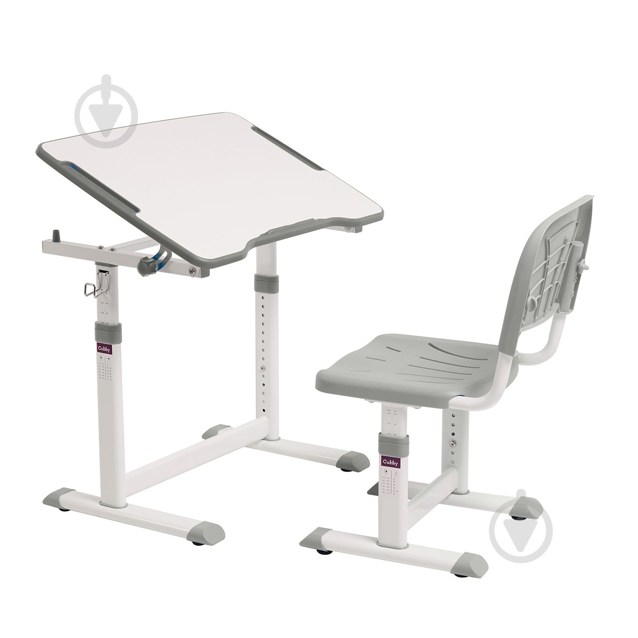 Комплект парта и стул-трансформер Cubby Olea Grey - фото 2
