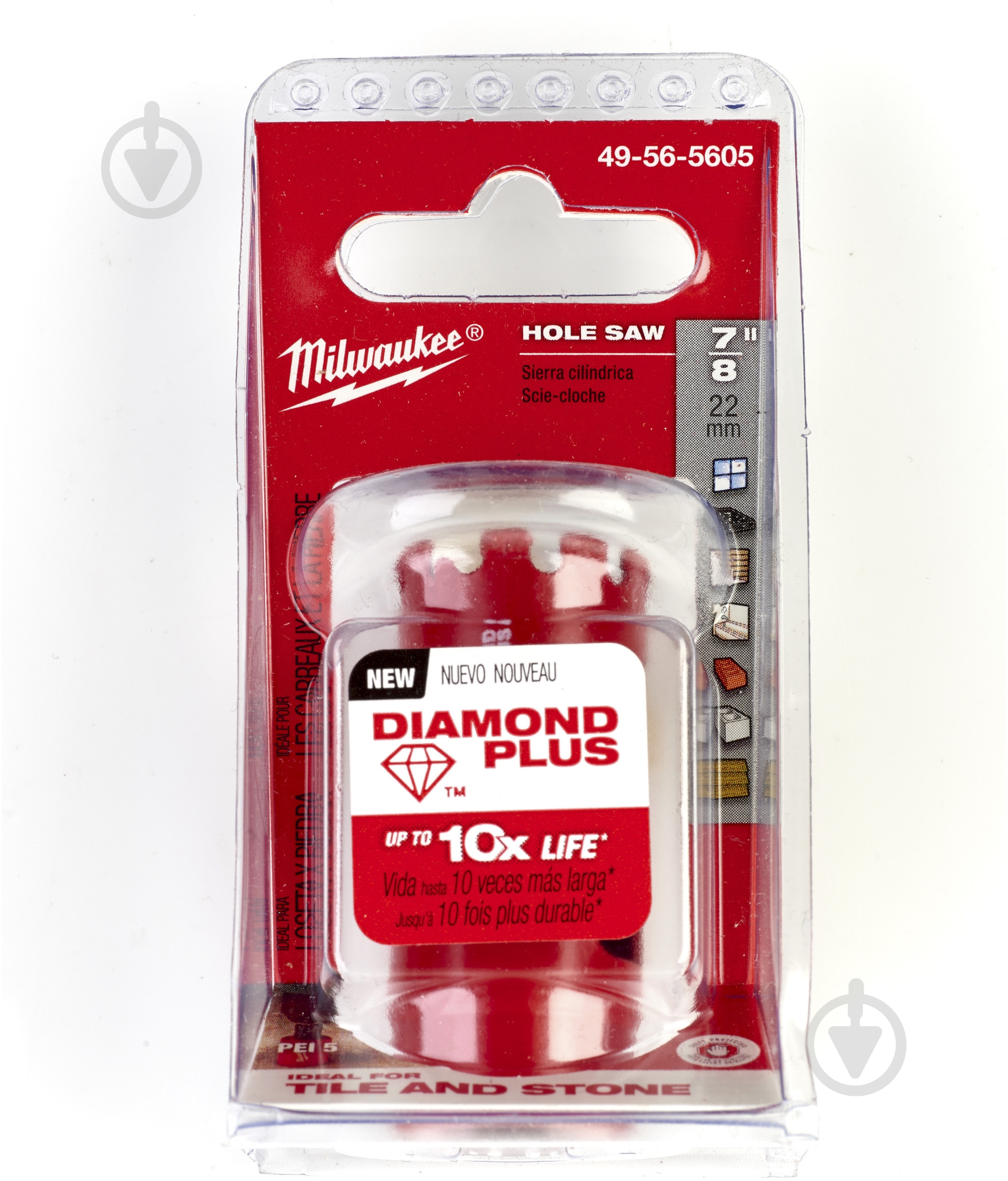 Коронка алмазная Milwaukee 22 мм Diamond Plus 49565605 - фото 2 Коронка алмазная Milwaukee 22 мм Diamond Plus 49565605 - фото 2