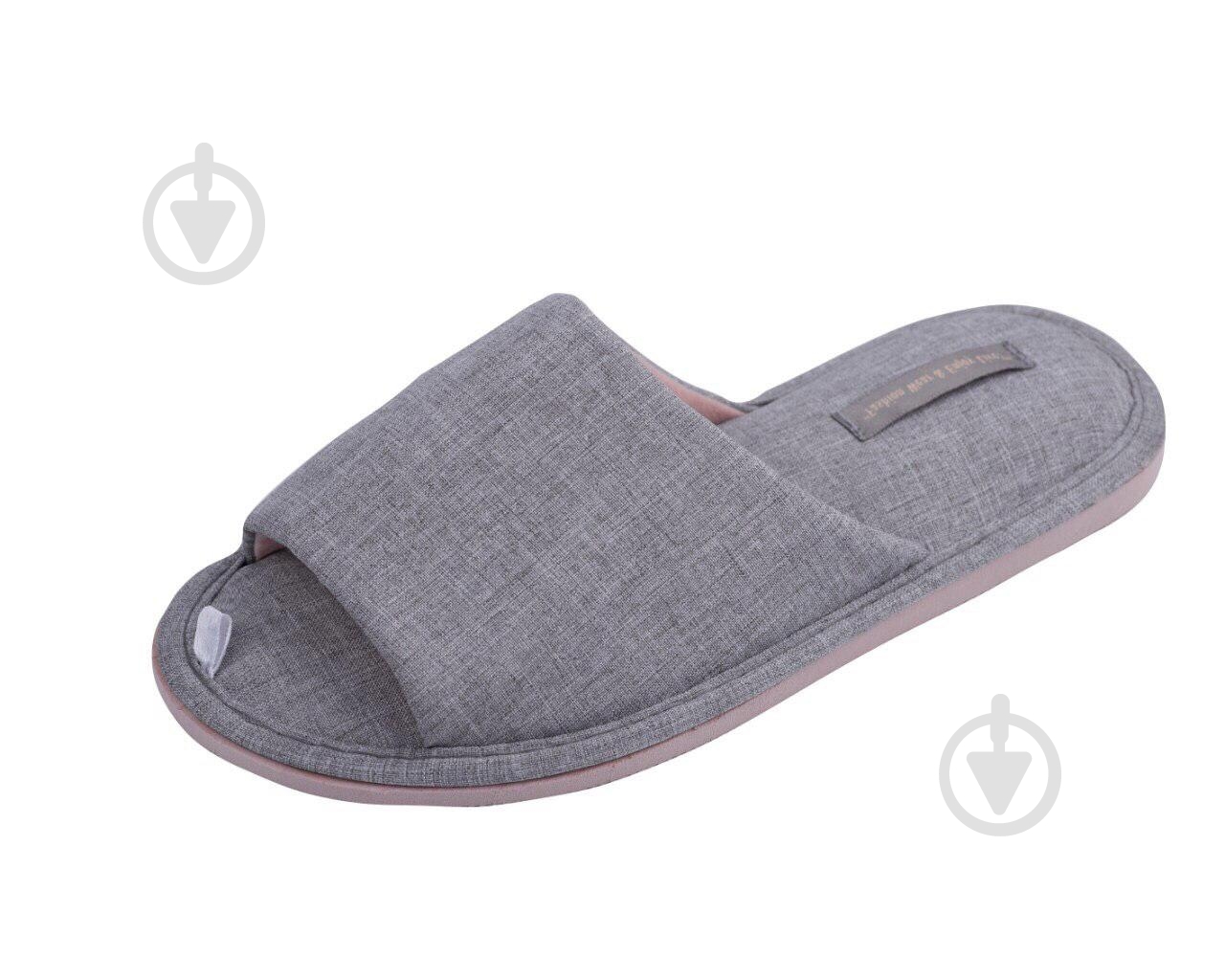 Тапки домашние Twins HS моно р. 40 серый - фото 1