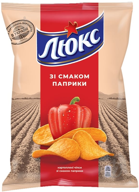 Чипси Люкс Чипси картопляні Паприка Люкс м/у 125 г - фото 5