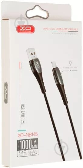 Кабель Xo USB A - Micro B NB145 1 м black - фото 2 Кабель Xo USB A - Micro B NB145 1 м black - фото 2