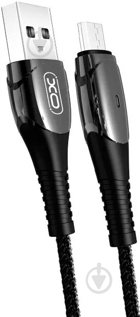 Кабель Xo USB A - Micro B NB145 1 м black - фото 1 Кабель Xo USB A - Micro B NB145 1 м black - фото 1