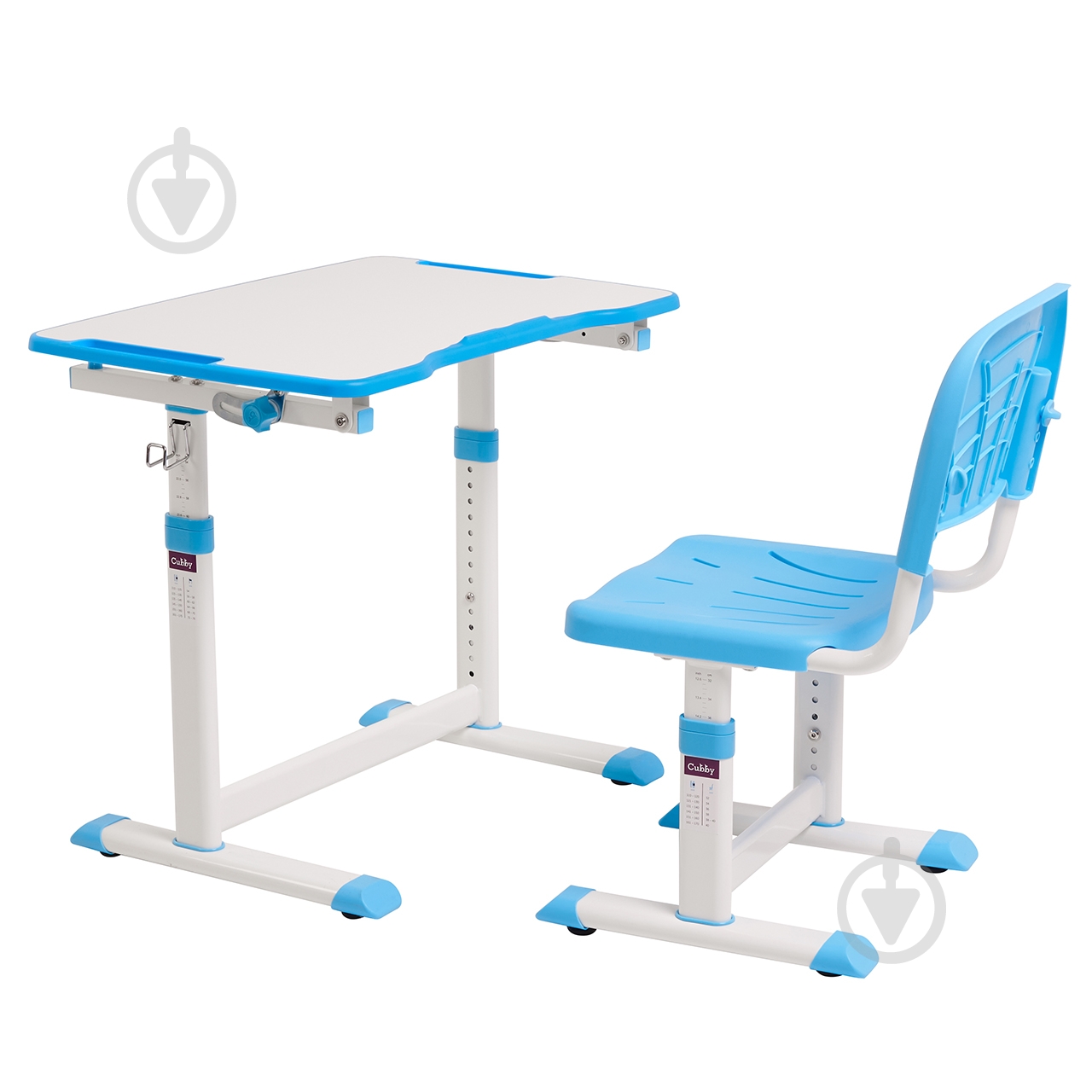 Комплект парта и стул-трансформер Cubby Olea Blue - фото 1