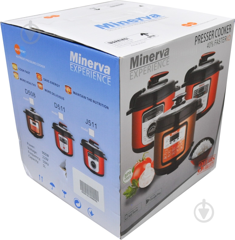 УЦЕНКА! Мультиварка-скороварка Minerva Experience D508 (УЦ №21) - фото 2