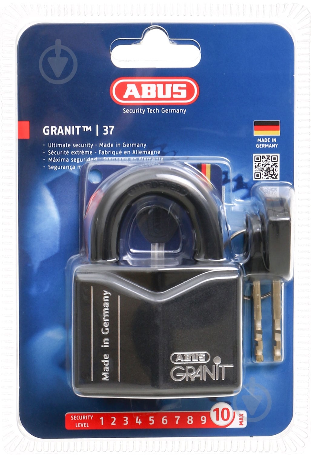 Замок навесной Abus Granit 37/55 открытый (амбарный) - фото 4 Замок навесной Abus Granit 37/55 открытый (амбарный) - фото 4