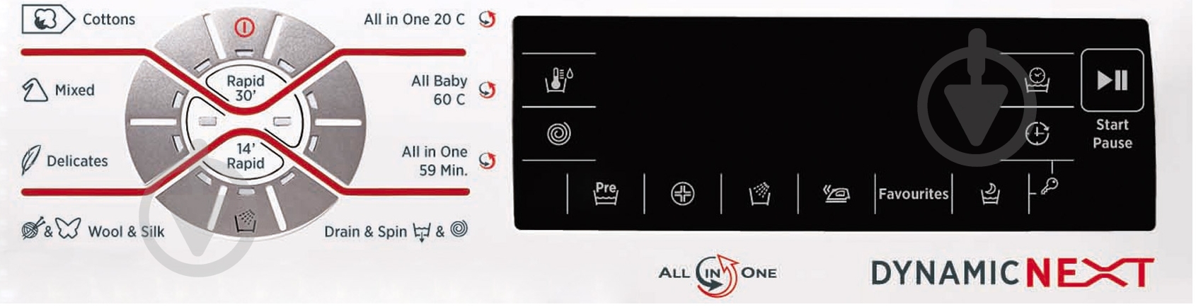 Пральна машина Hoover DXT 511AH-S - фото 2