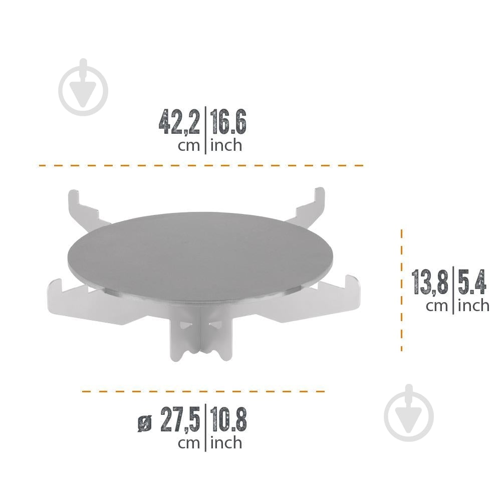 Планча-гриль Petromax Grill Plate для плити Rocket Stove - фото 13 Планча-гриль Petromax Grill Plate для плити Rocket Stove - фото 13