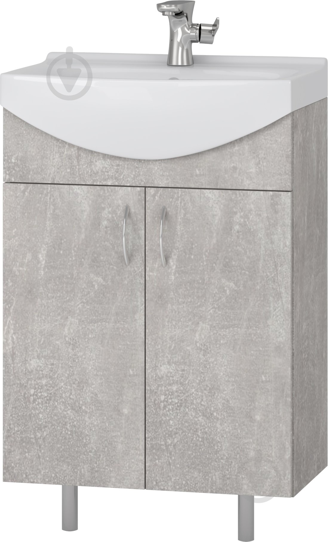 Тумба напольная Грейд Артик 55 бетон под умывальник Cersania 55 - фото 1