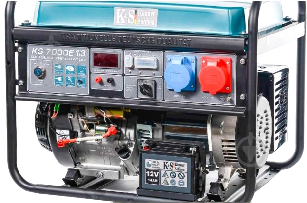 Генератор бензиновий Konner&Sohnen 5 кВт / 5,5 кВт 380 В KS 7000E-3 - фото 2 Генератор бензиновий Konner&Sohnen 5 кВт / 5,5 кВт 380 В KS 7000E-3 - фото 2