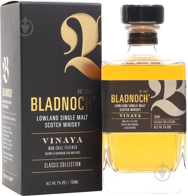 Виски Bladnoch Vinaya gift box 0,7 л - фото 1 Виски Bladnoch Vinaya gift box 0,7 л - фото 1