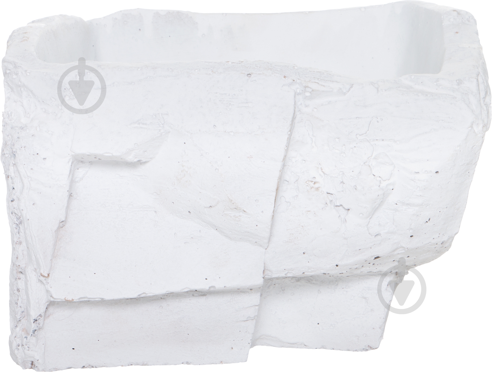 Кашпо декоративное Engard Онил фигурный 14,3 л белый (JHW-27) - фото 2