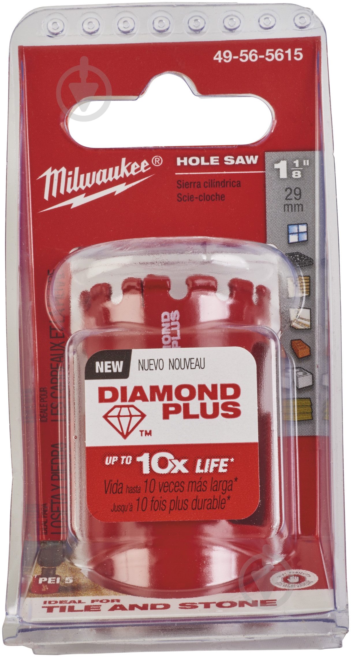 Коронка алмазная Milwaukee 29 мм Diamond Plus 49565615 - фото 2 Коронка алмазная Milwaukee 29 мм Diamond Plus 49565615 - фото 2