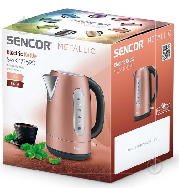 Электрочайник Sencor SWK 1775RS - фото 9